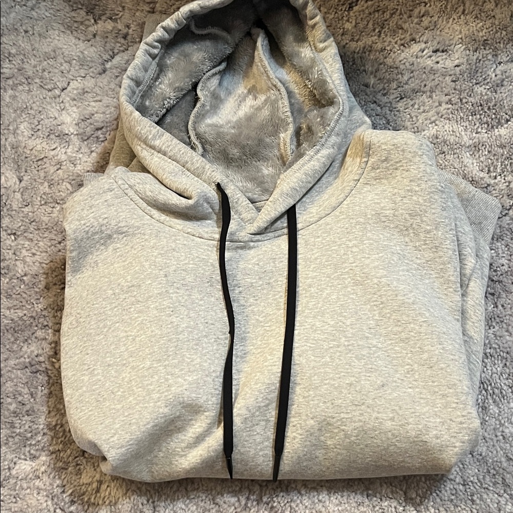 CVG Grey fleece lined pullover